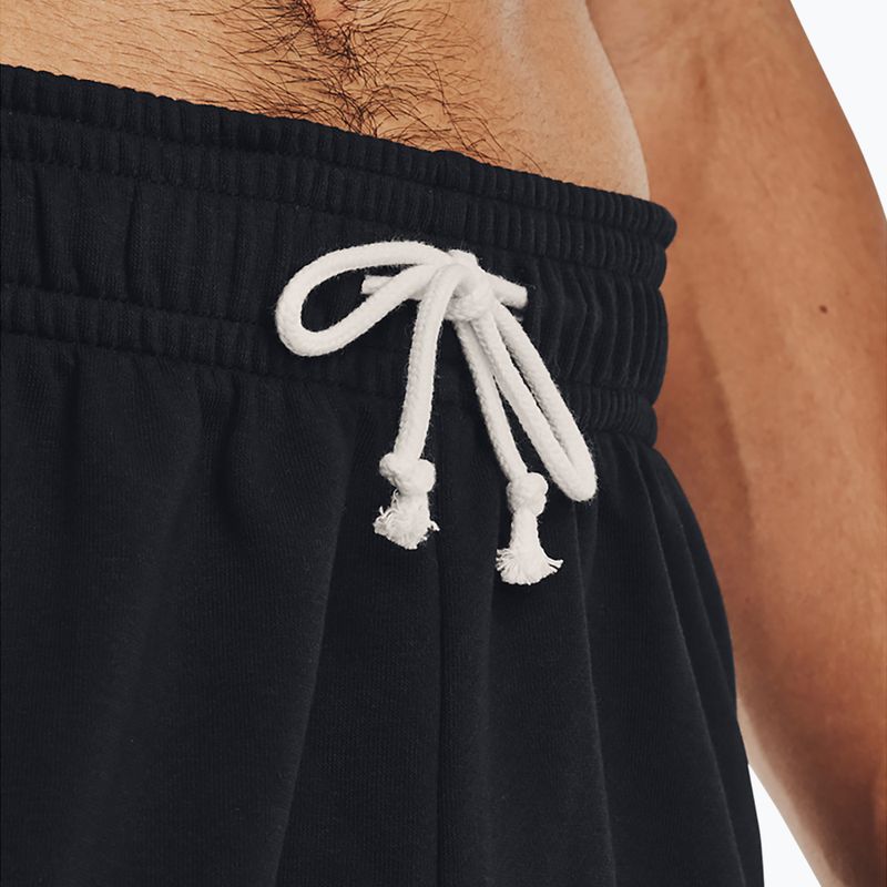 Шорти чоловічі Under Armour Rival Terry 6in black/onyx white 4