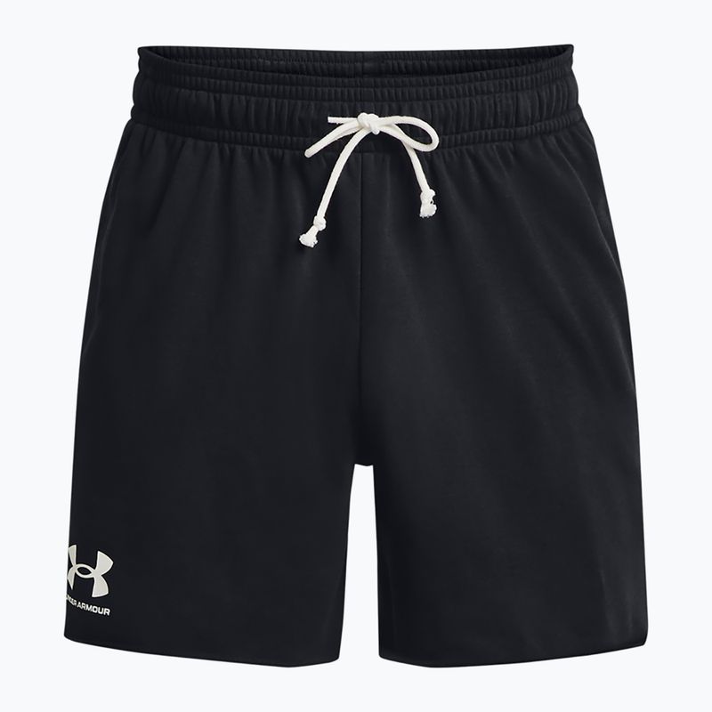 Шорти чоловічі Under Armour Rival Terry 6in black/onyx white 5