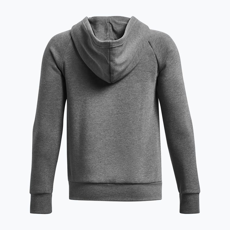Кофта дитяча Under Armour Rival Fleece FZ Hoodie grey 2