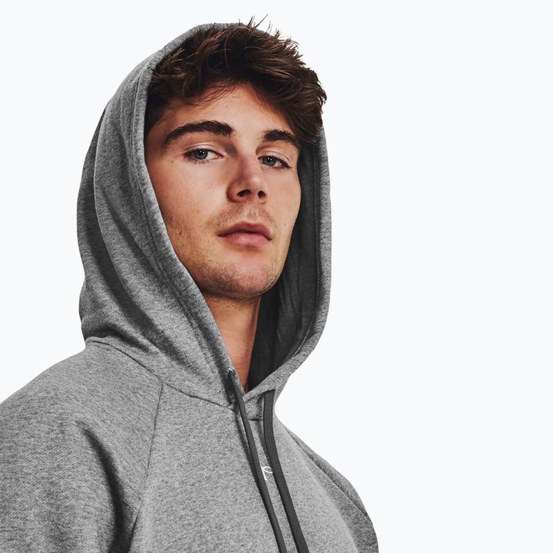 Чоловічий спортивний костюм Under Armour Rival Fleece Suit castlerock світлий верес/білий 3