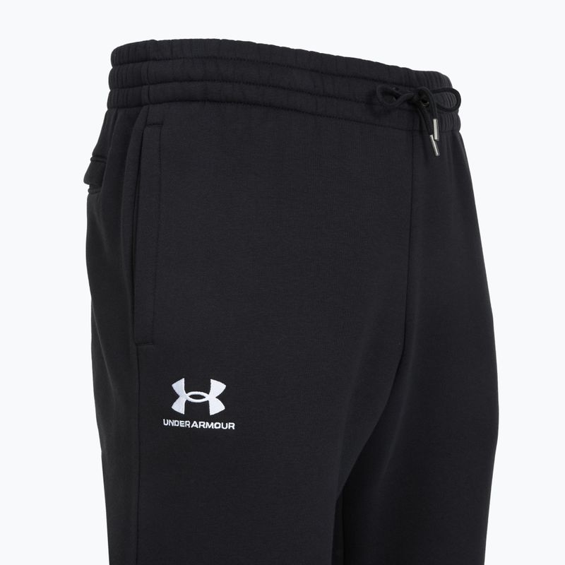 Штани чоловічі Under Armour Icon Fleece Pant black/white 3