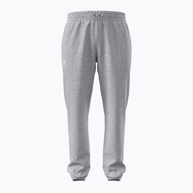 Штани чоловічі Under Armour Icon Fleece Pant mod gray full heather/white 5