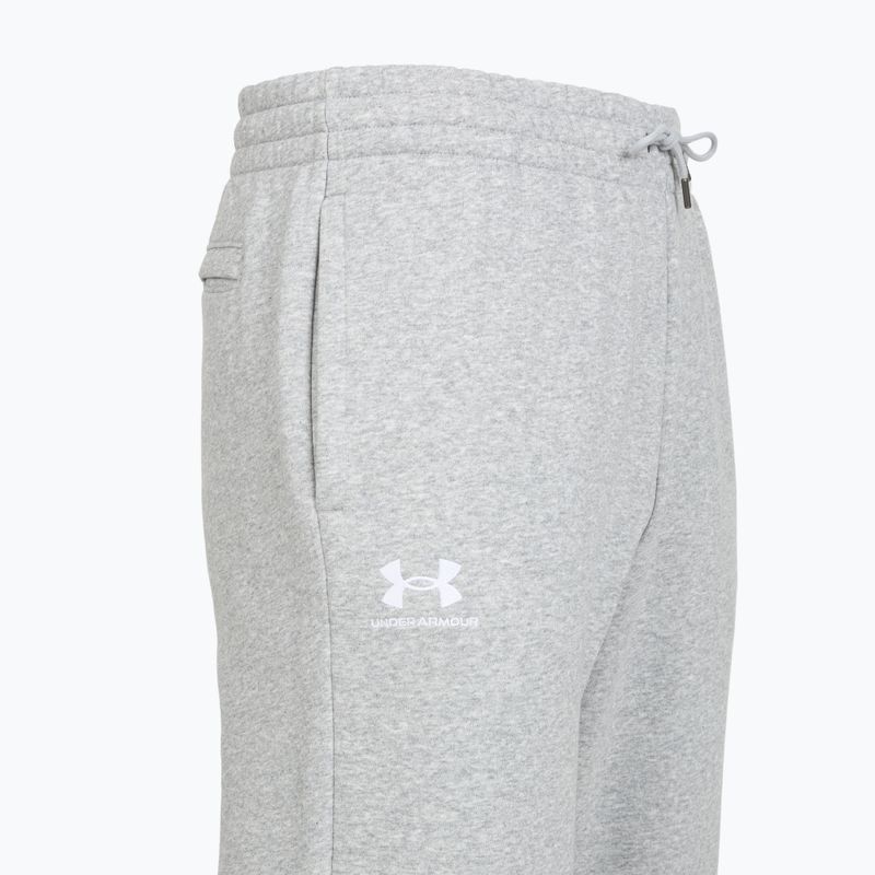 Штани чоловічі Under Armour Icon Fleece Pant mod gray full heather/white 3