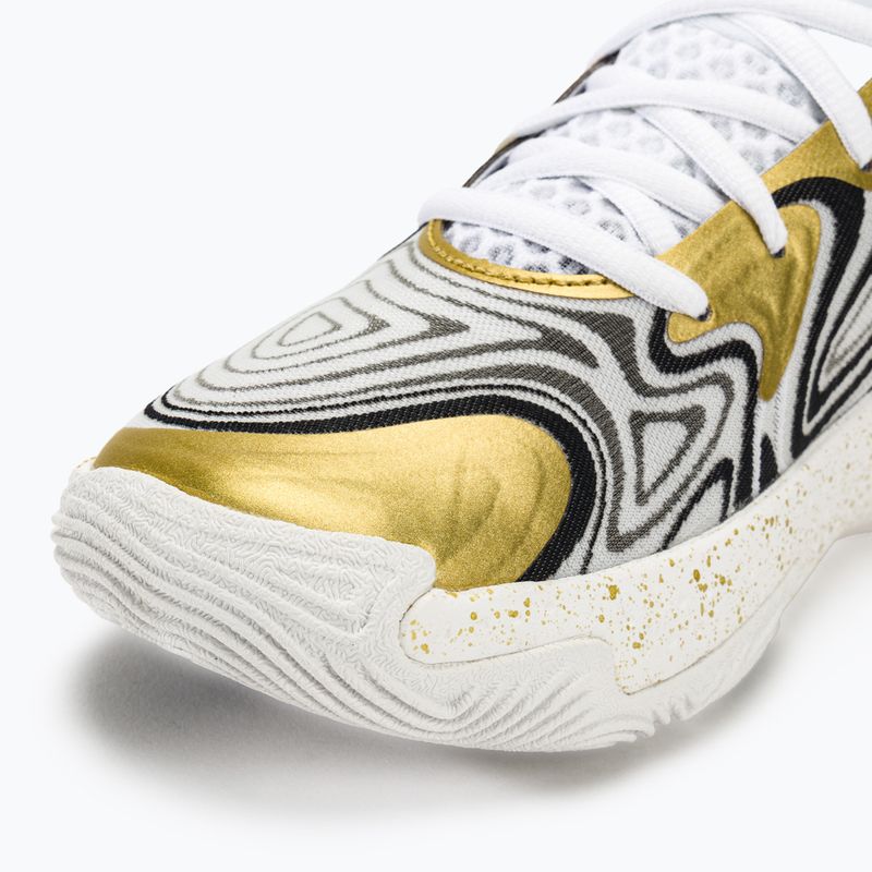 Черевики баскетбольні Under Armour Spawn 6 white/black/metallic gold 7