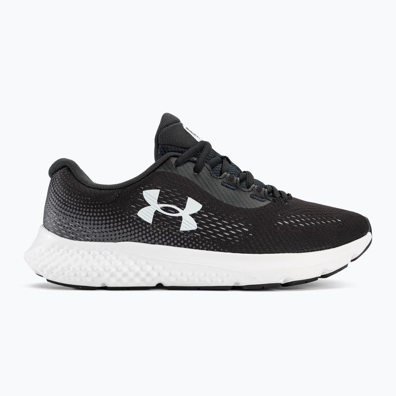 Черевики для бігу чоловічі Under Armour Charged Rogue 4 black/white/white 2