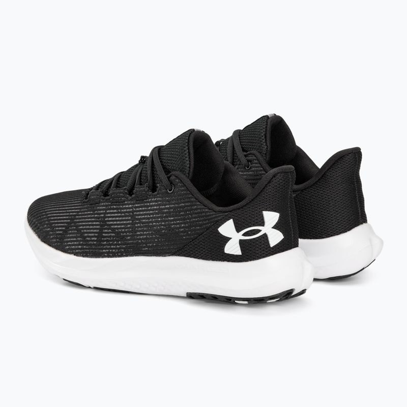 Черевики для бігу чоловічі Under Armour Charged Speed Swift black/white/white 3