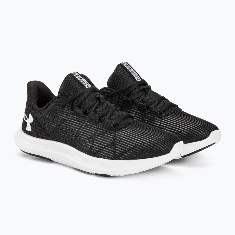 Черевики для бігу чоловічі Under Armour Charged Speed Swift black/white/white 4