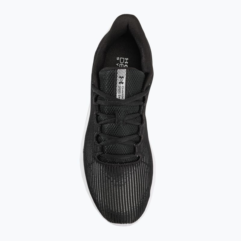 Черевики для бігу чоловічі Under Armour Charged Speed Swift black/white/white 6