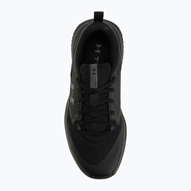 Кросівки для тренувань чоловічі Under Armour Commit 4 black/ultimate black/castlerock 5
