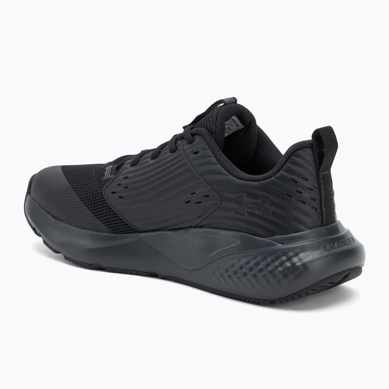 Кросівки для тренувань чоловічі Under Armour Commit 4 black/black/castlerock 3