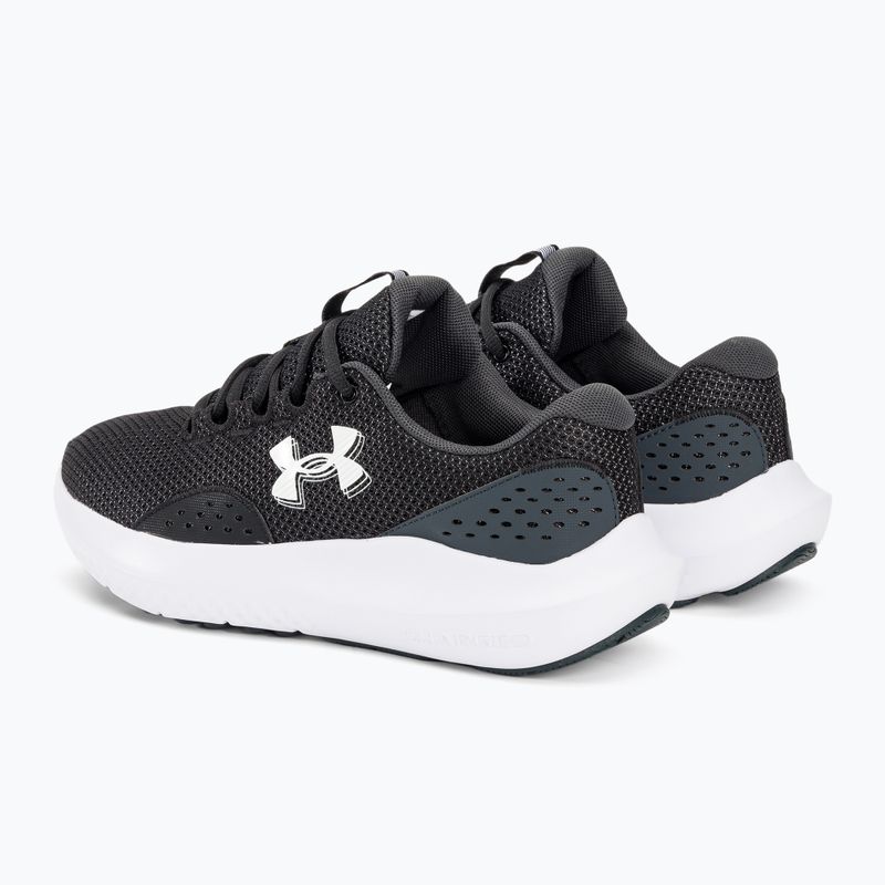 Черевики для бігу чоловічі Under Armour Charged Surge 4 black/anthracite/whitev 3