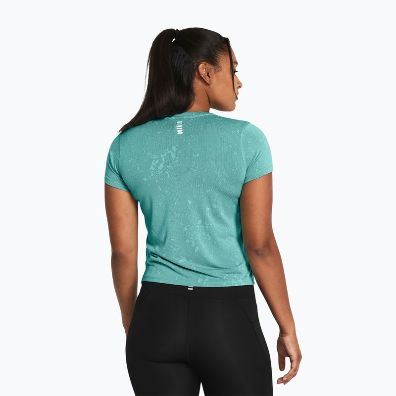 Футболка для бігу жіноча Under Armour Streaker Splatter radial turquoise/reflective 2