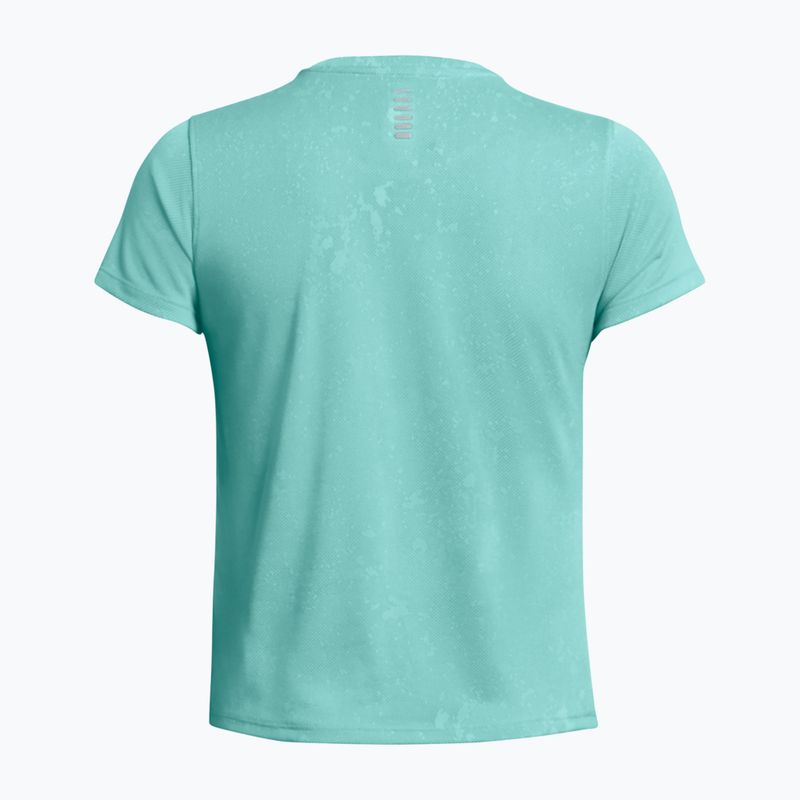 Футболка для бігу жіноча Under Armour Streaker Splatter radial turquoise/reflective 4