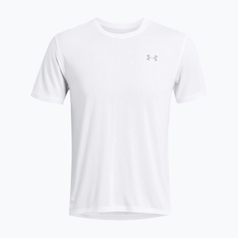 Футболка для бігу чоловіча Under Armour Streaker Splatter white/white/reflective 4