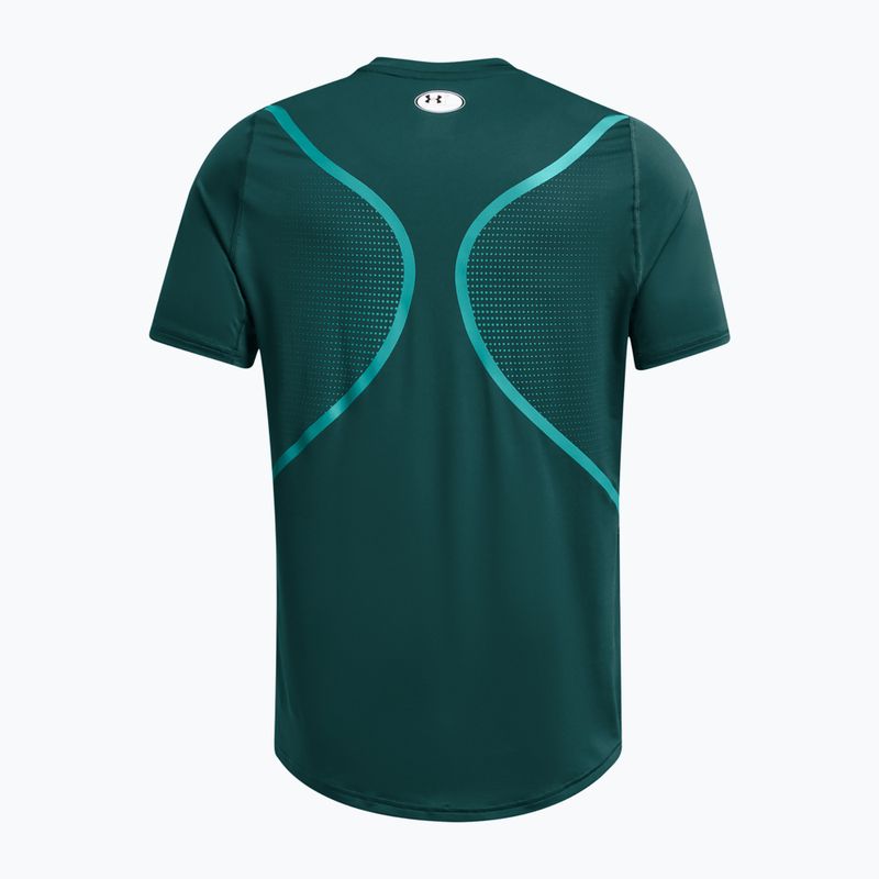 Футболка для тренувань чоловіча Under Armour HG Armour FTD Graphic hydro teal/circuit teal 4