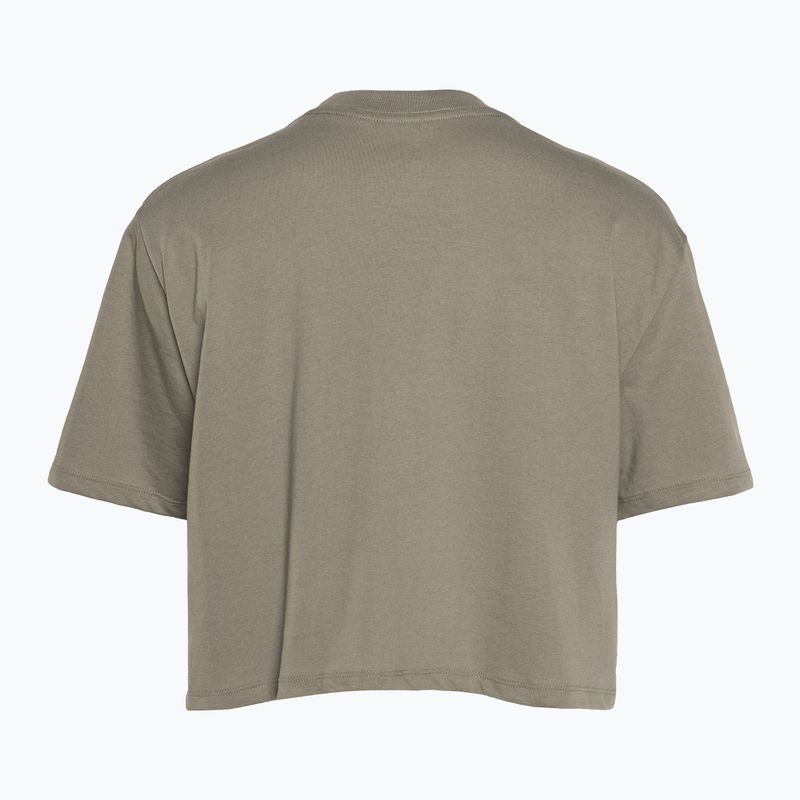 Футболка для тренувань жіноча Under Armour Campus Boxy Crop taupe dusk/black 5