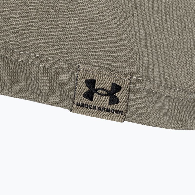 Футболка для тренувань жіноча Under Armour Campus Boxy Crop taupe dusk/black 6