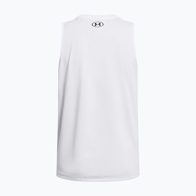 Футболка для тренувань жіноча Under Armour Tech Tank Solid white/black 2