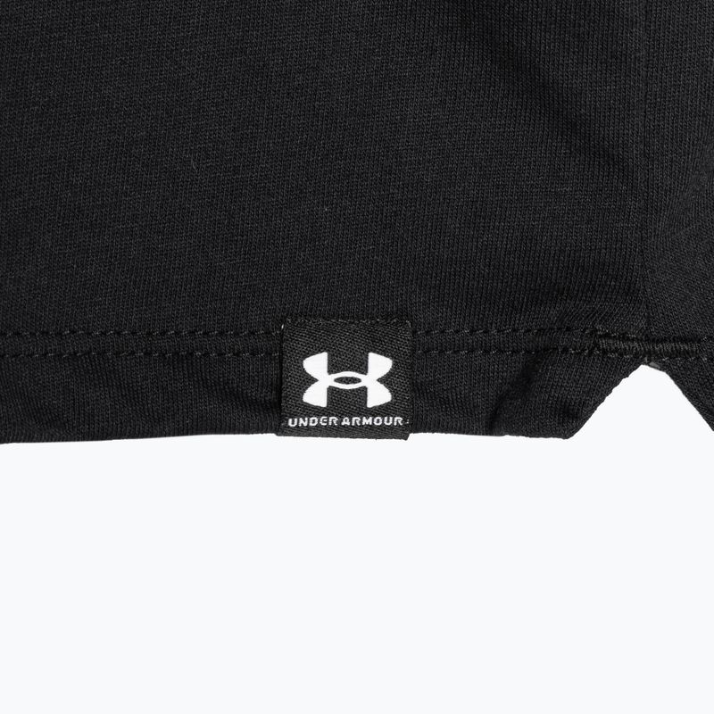 Футболка для тренувань жіноча Under Armour Campus Boxy Crop black/white 5