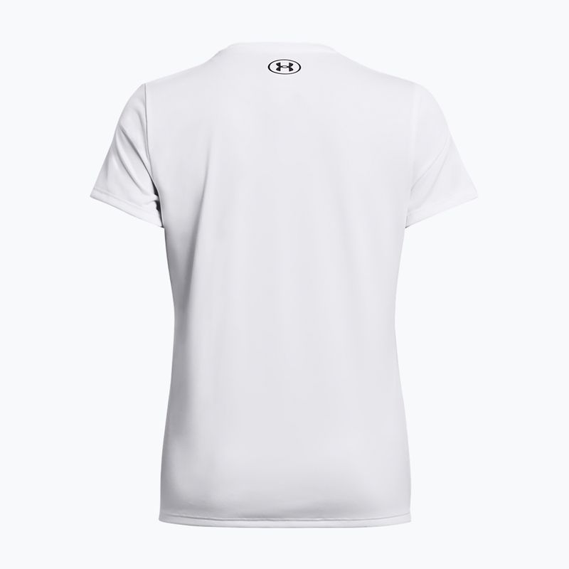 Футболка для тренувань жіноча Under Armour Tech SSV Solid white/black 2