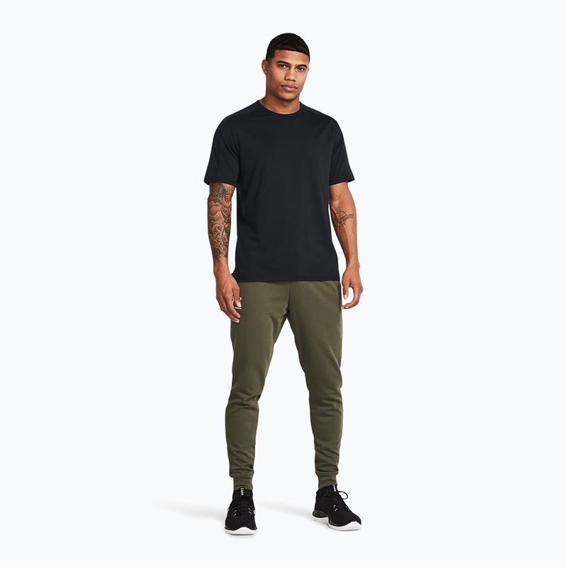 Штани чоловічі Under Armour Rival Terry Jogger marine od green/onyx white 2