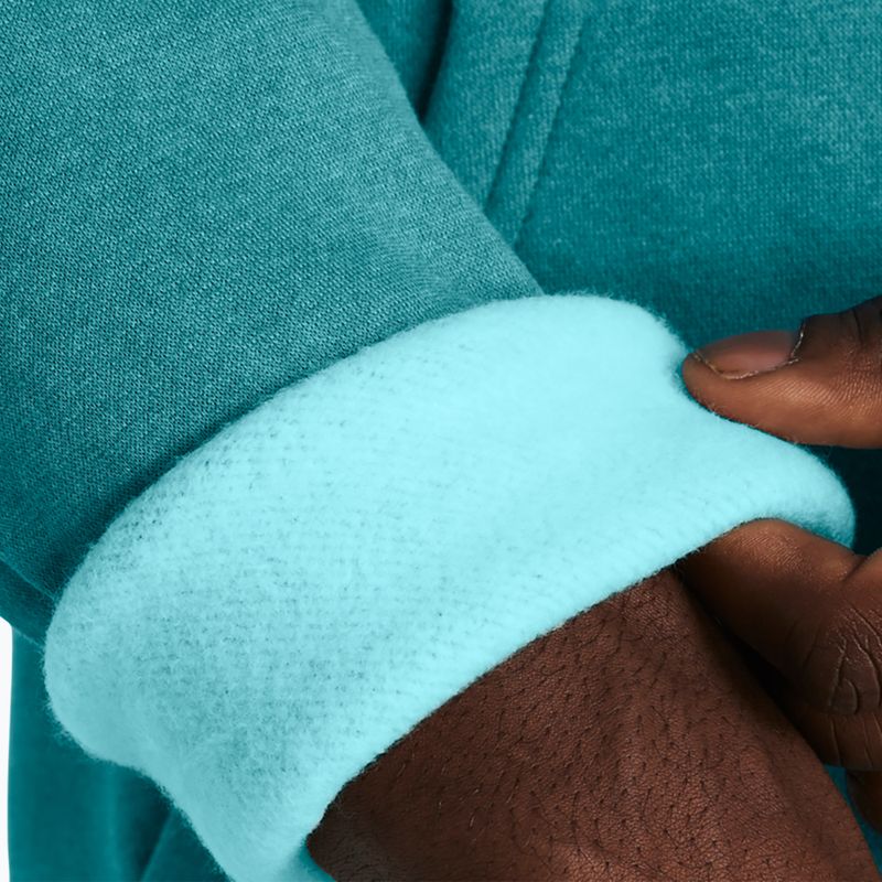 Кофта чоловіча Under Armour Essential Fleece Hoodie circuit teal light heather/circuit teal 4