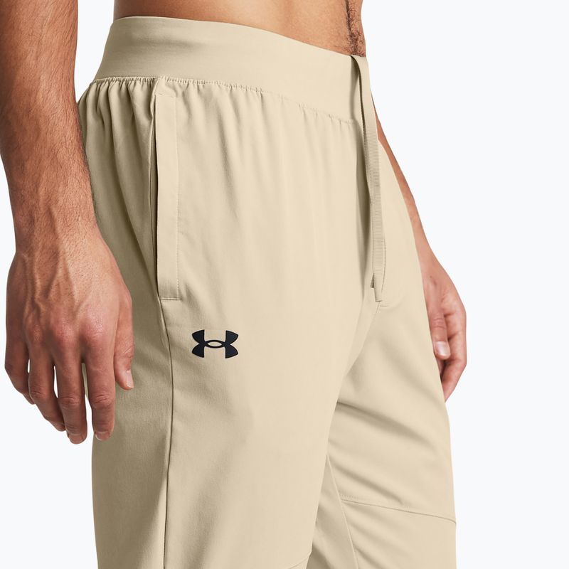 Штани чоловічі Under Armour Stretch Woven Joggers khaki base/black 4