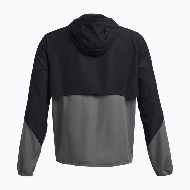 Чоловіча тренувальна куртка Under Armour Legacy Windbreaker чорний/кастрюля/кастрюля 5