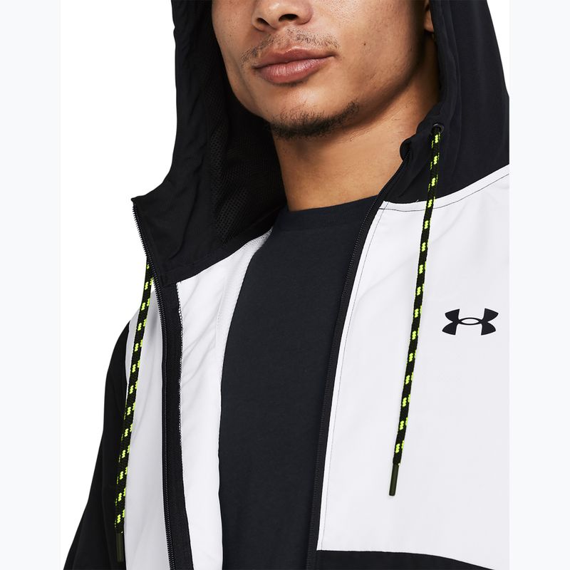 Чоловіча тренувальна куртка Under Armour Legacy Windbreaker чорний/жовтий/чорний 3