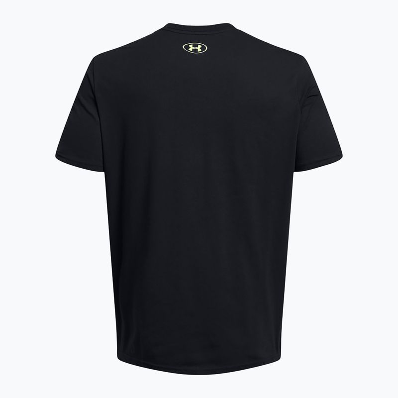 Футболка чоловіча Under Armour Boxed Sportstyle black/high vis yellow 4