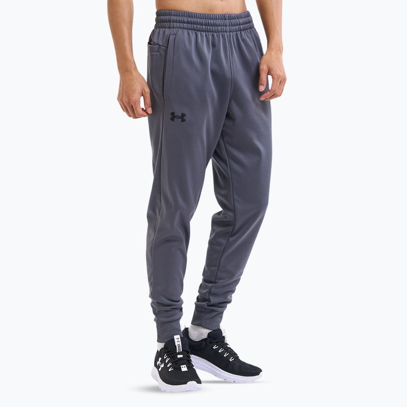 Штани чоловічі Under Armour Armour Fleece Joggers castlerock/black 4