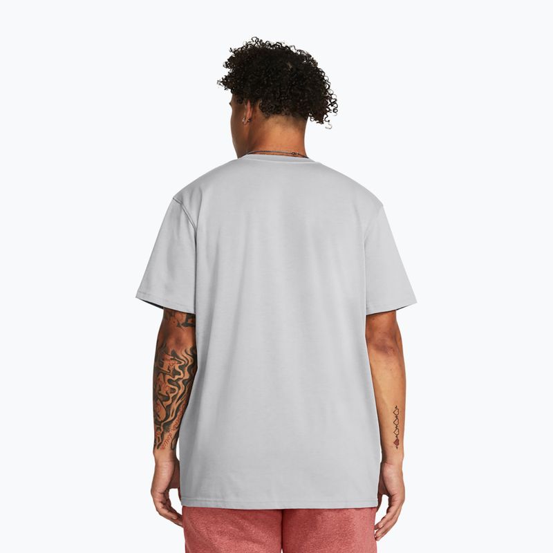 Футболка чоловіча Under Armour HW Armour Label mod gray medium heather/black 2
