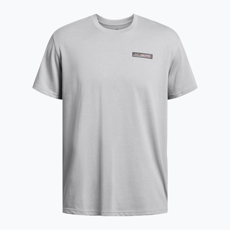 Футболка чоловіча Under Armour HW Armour Label mod gray medium heather/black 4