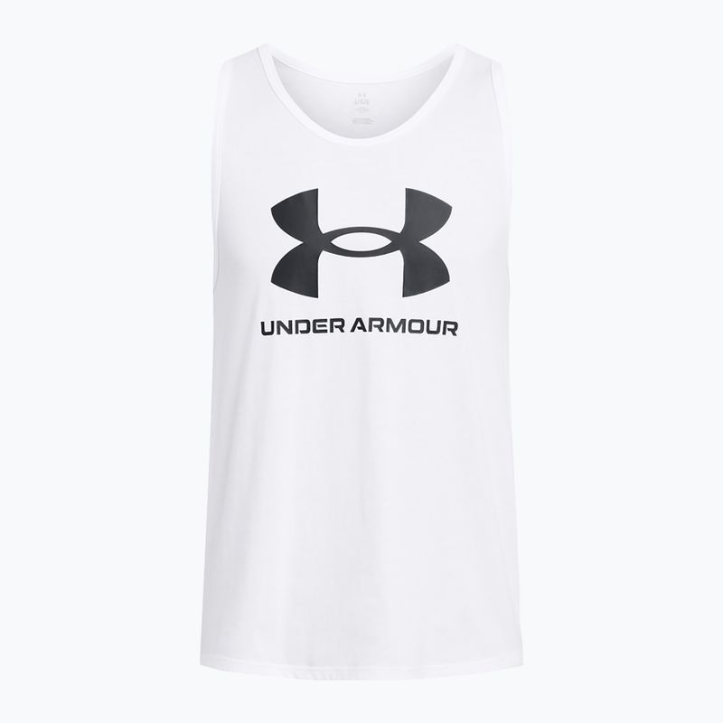 Топ чоловічий Under Armour Sportstyle Logo white/black 3