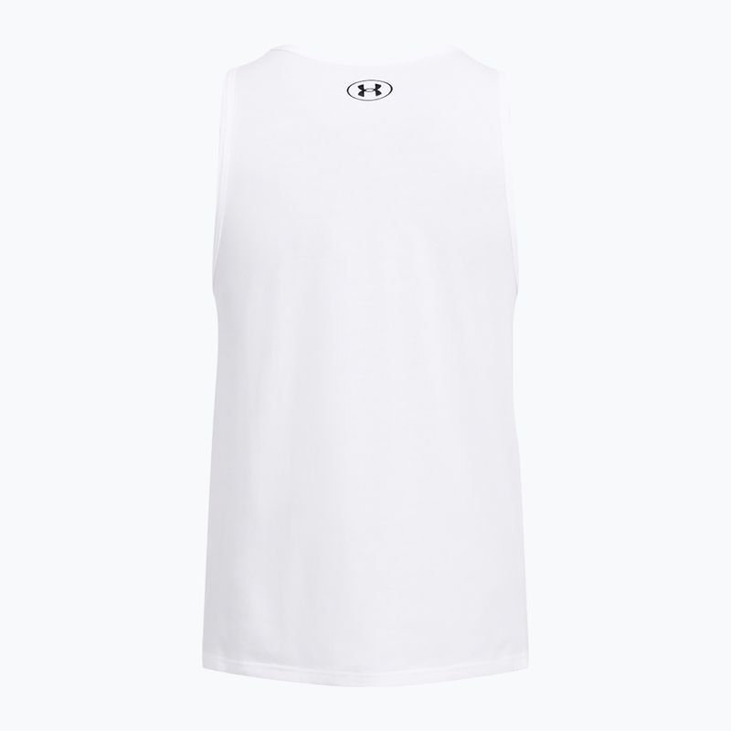 Топ чоловічий Under Armour Sportstyle Logo white/black 4