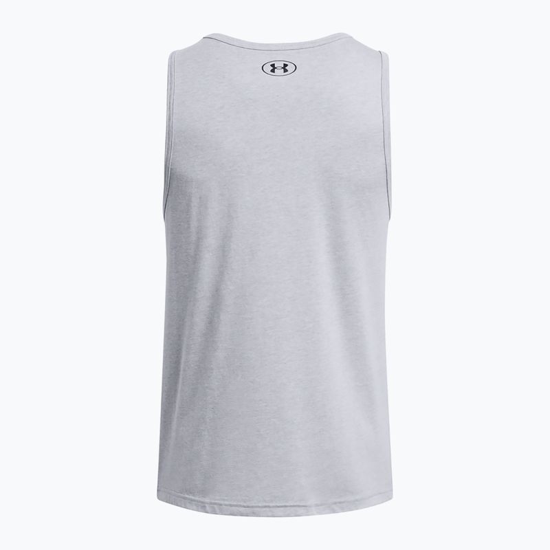 Топ чоловічий Under Armour Sportstyle Logo steel light heather/black 4