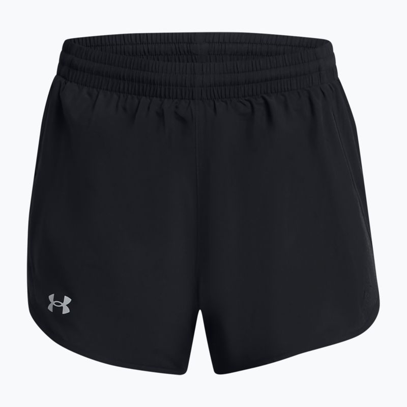 Шорти для бігу жіночі Under Armour Fly By 2in1 black/black/reflective 5
