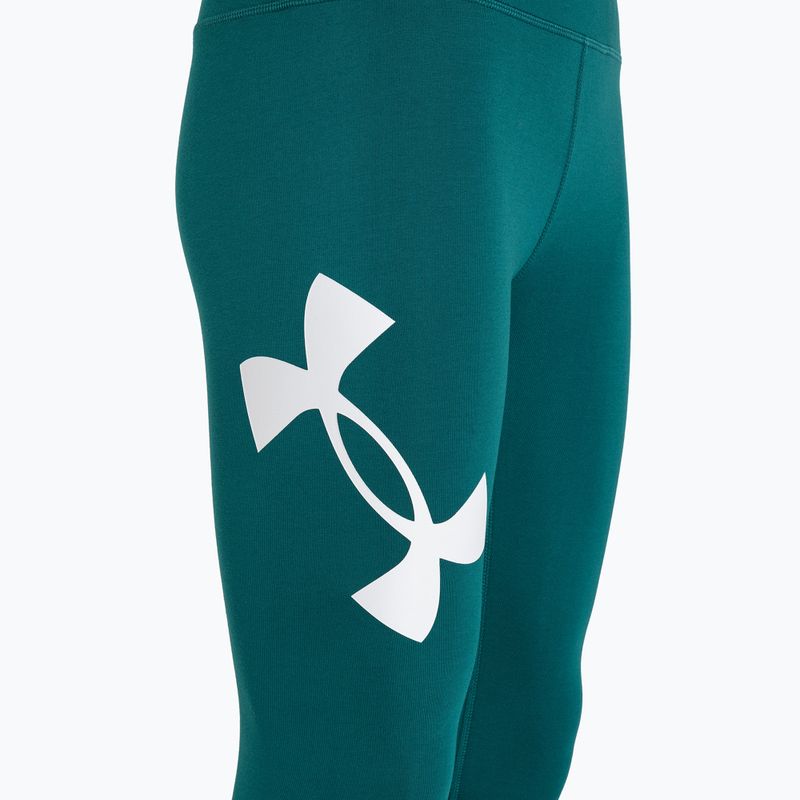 Легінси жіночі Under Armour Campus hydro teal/white 7