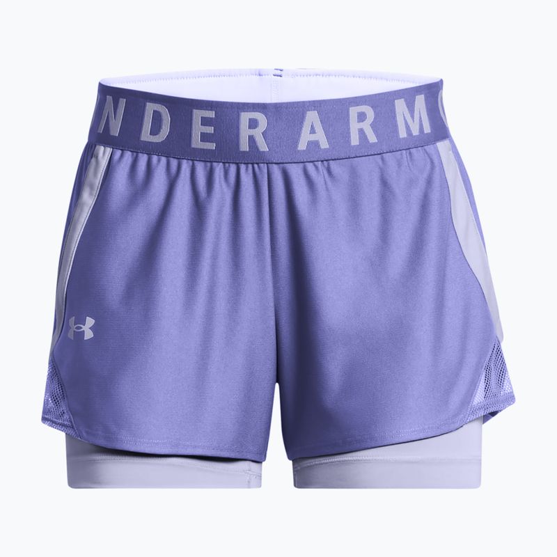 Шорти для тренувань жіночі Under Armour Play Up 2-In-1 starlight/celeste/celeste 5