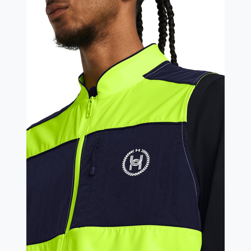 Жилет для бігу чоловіча Under Armour Run Everywhere high-vis yellow/midnight navy/white 4