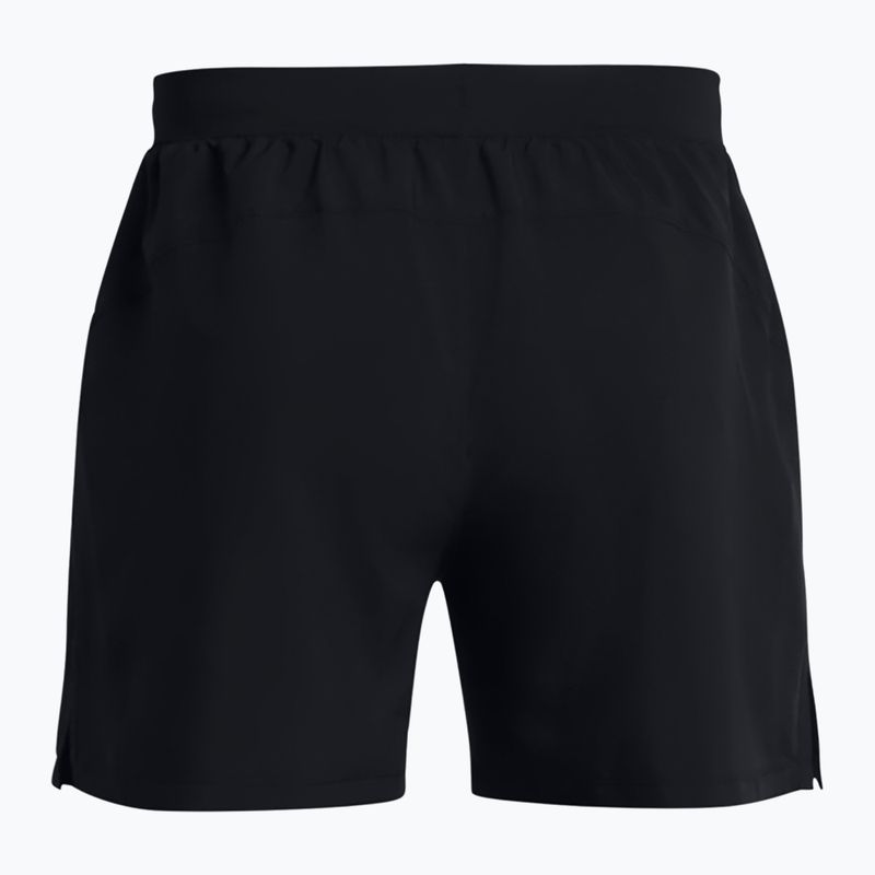 Шорти для бігу чоловічі Under Armour Lanch 5" Unlined black / black / reflective 7