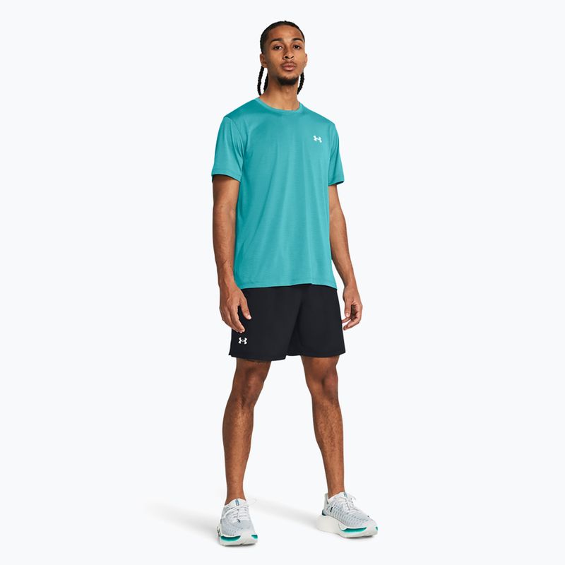 Шорти для бігу чоловічі Under Armour Launch 7" Unlined black / black / reflective 2
