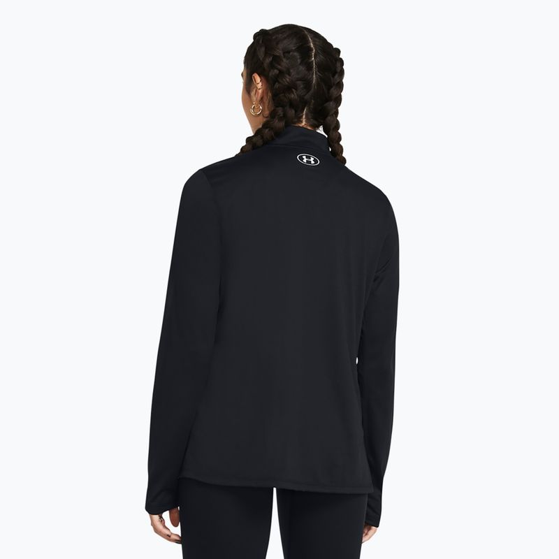 Кофта жіноча Under Armour Tech 1/2 Zip Solid black / white 2