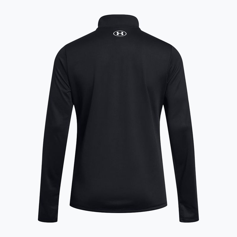Кофта жіноча Under Armour Tech 1/2 Zip Solid black / white 4