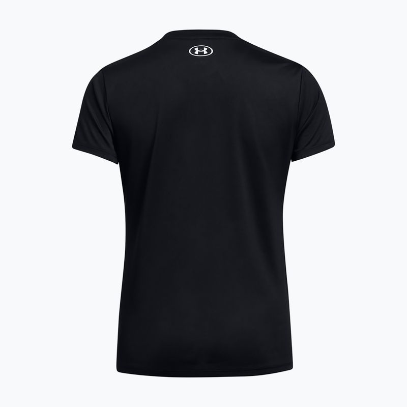 Футболка для тренувань жіноча Under Armour Tech SSV Solid black/white 2