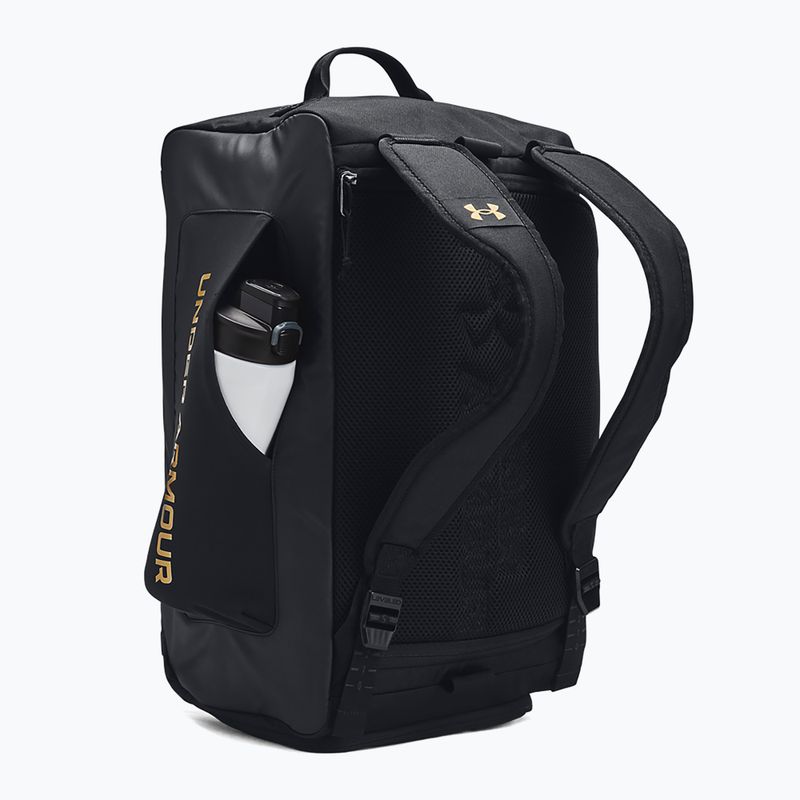 Сумка для тренувань Under Armour Contain Duo 40 л black/metallic gold 3