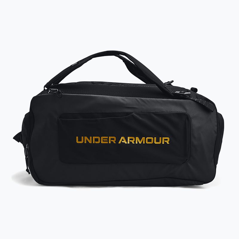 Сумка для тренувань Under Armour Contain Duo 50 л black/metallic gold 2
