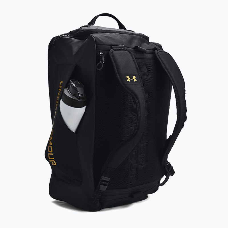 Сумка для тренувань Under Armour Contain Duo 50 л black/metallic gold 3