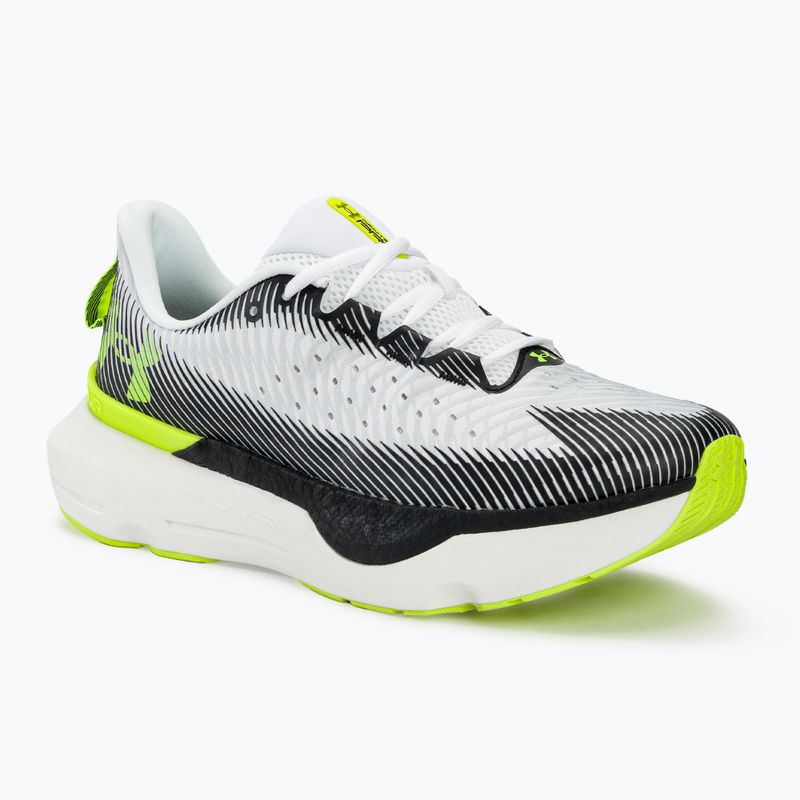 Черевики для бігу чоловічі Under Armour Infinite Pro white/black/high vis yellow