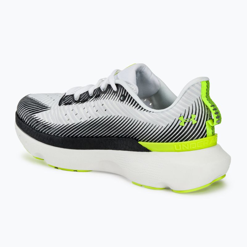 Черевики для бігу чоловічі Under Armour Infinite Pro white/black/high vis yellow 3